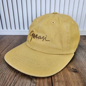 Quasi Century Hat Honey Yellow Snapback Skater Skateboarding Canvas Made in USA